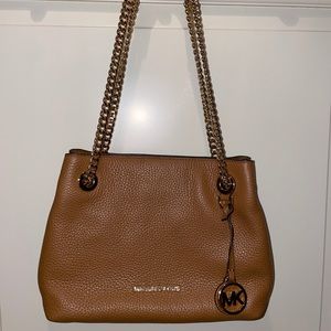 Michael Kors Medium Sariana Pebbled Brown Purse